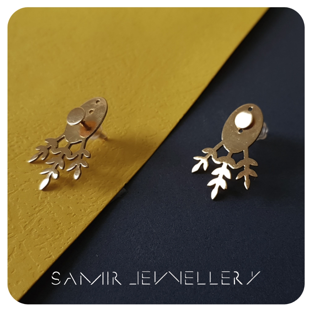 گوشواره طرح ۳شاخه - تصویر 5